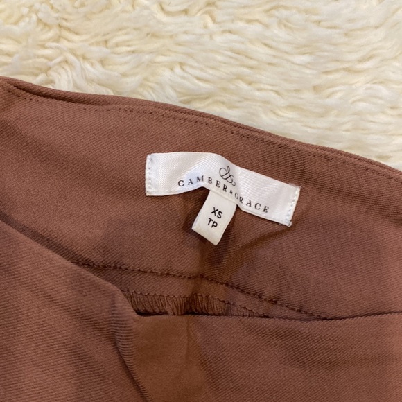 Camber & Grace dress pants brown tights - Sz. XS - Picture 2 of 5